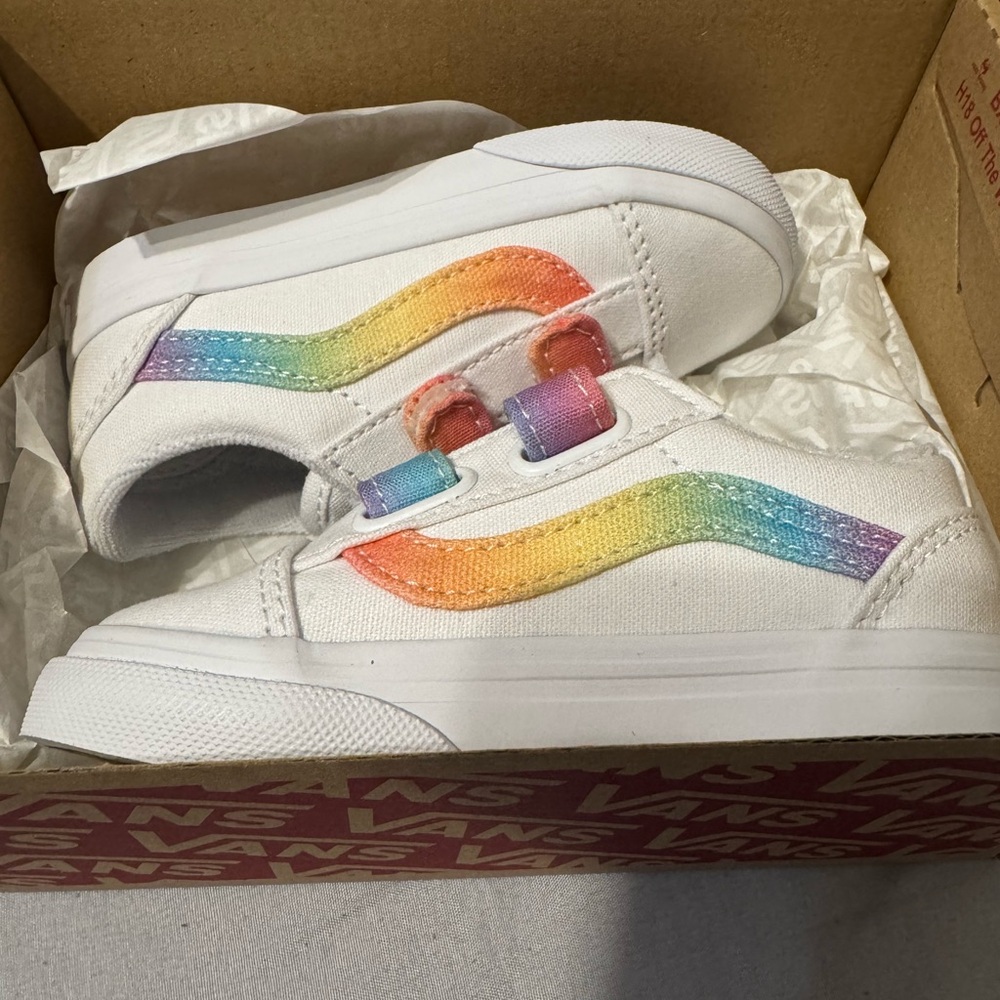 Colorful Rainbow Kids Shoes